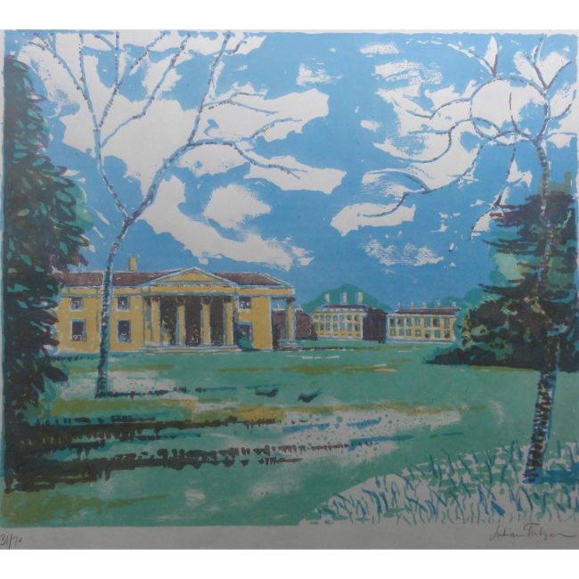 Julian Trevelyan, RA Downing College, Cambridge lithograph for sale