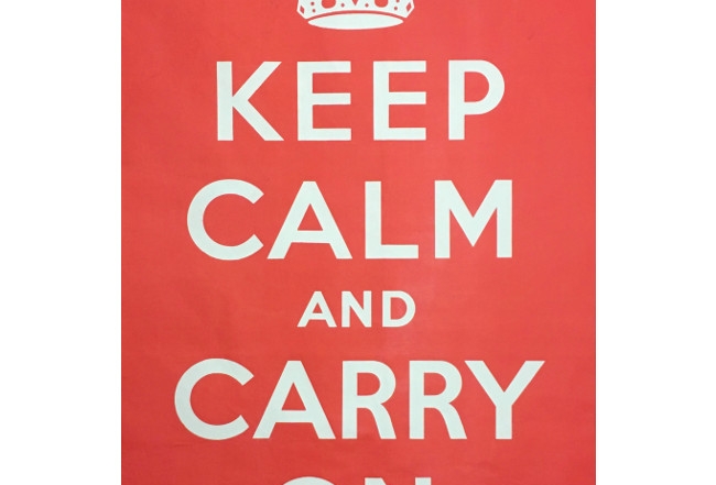 Keep Calm and Carry on original vintage poster