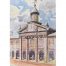 Edwin La Dell Emmanuel College Cambridge watercolour picture for sale painting