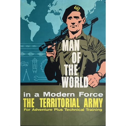 Territorial Army recruitment poster for sale