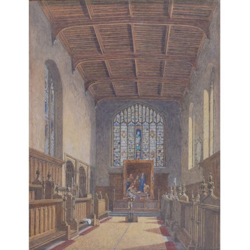 George Pyne St Johns College Cambridge Old Chapel for sale