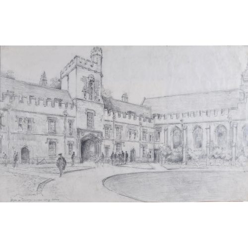 Bryan de Grineau St John's College Oxford Quad