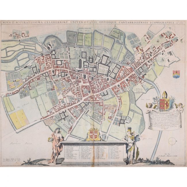 David Loggan Map of Cambridge