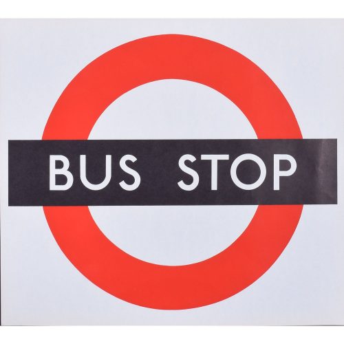 London Transport Bus Stop Poster