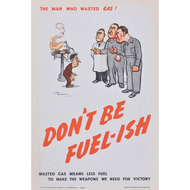 H. M. Bateman Don't be Fuel-ish (the man who wasted gas II)