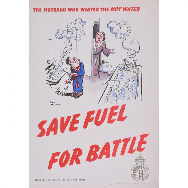 H. M.Bateman Don't be Fuel-ish (the husband who wasted the hot water)