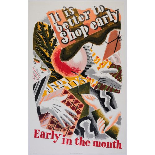 Clifford and Rosemary Ellis - poster for London Transport - Early in the month