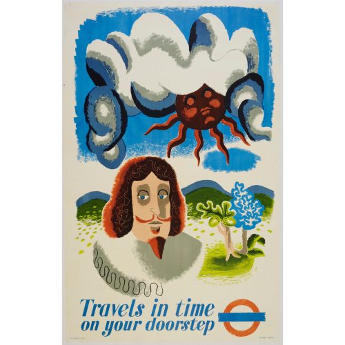 Clifford and Rosemary Ellis - Travels in Time original poster for London Transport (1937) for sale