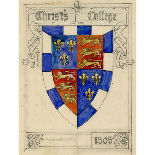 Florence Camm Christ's College Cambridge Crest