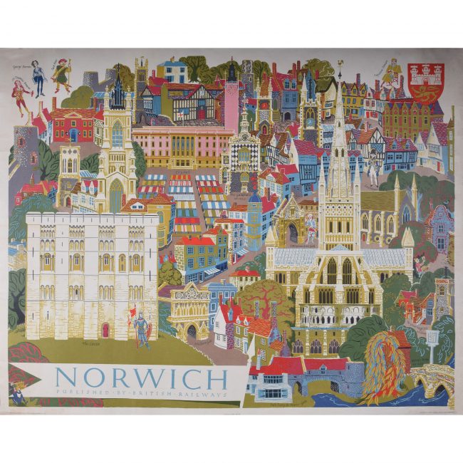 Kerry Lee Norwich poster for British Railways