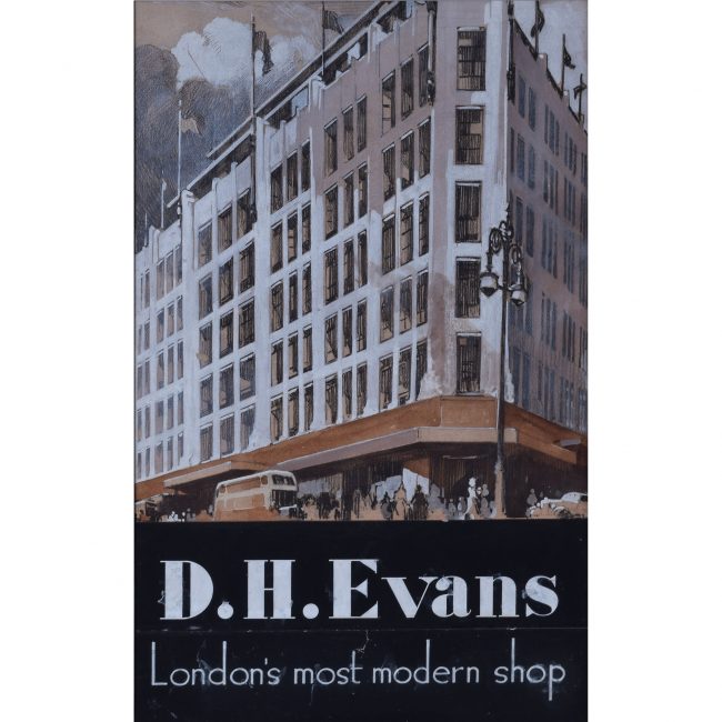 DH Evans Original Design for Advertising