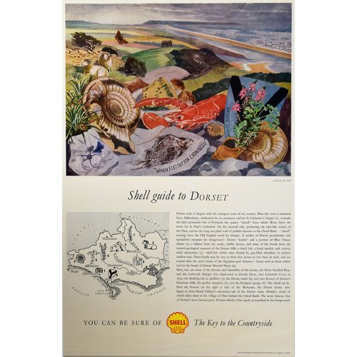 John Nash Shell Guide to Dorset poster for sale