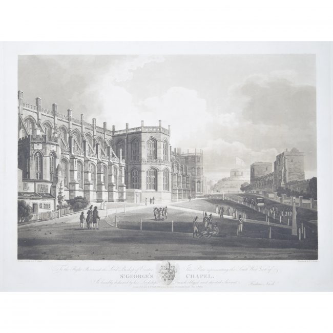 South West View of St George's Chapel Windsor Frederic Nash