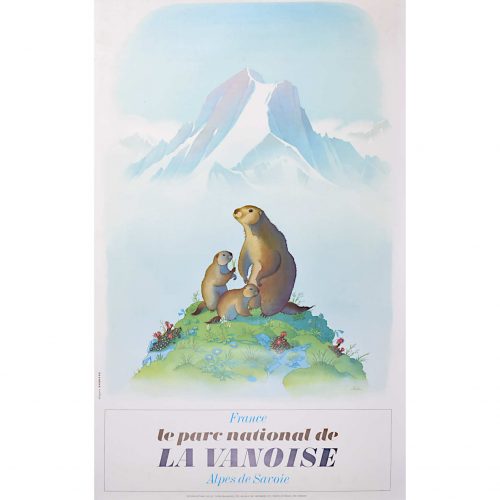 Samivel Marmot La Vanoise poster