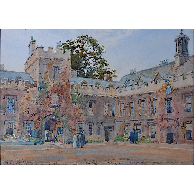 William Matthison Lincoln College Oxford watercolour
