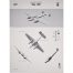 Messerschmitt Me 110 aircarft recognition poster