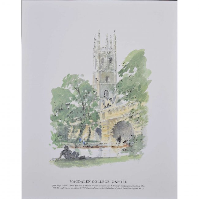 Hugh Casson Magdalen College Oxford University Print