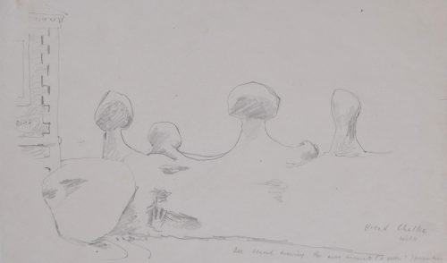 Clifford Ellis Broad Chalk Wiltshire sketch Modern British Art New Naturalists