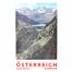 Original Austria Photographic Travel Poster Voralberg Alps Skiing Silvretta