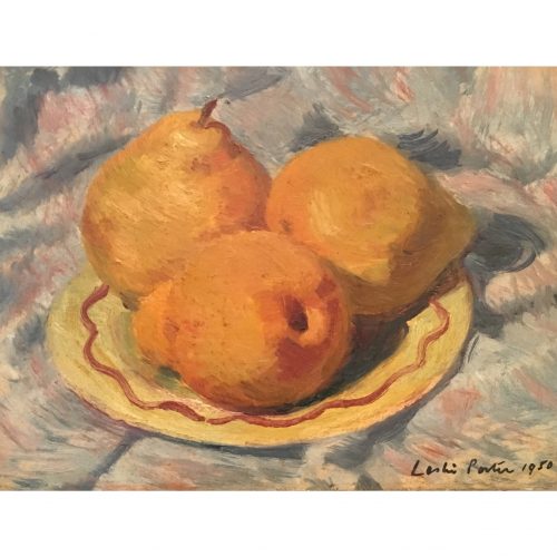 Leslie Porter Still Life with Pears Oil on Board