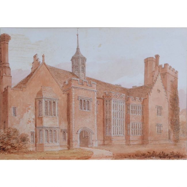 John Chessell Buckler (1793-1894) Horham Hall Essex 1830