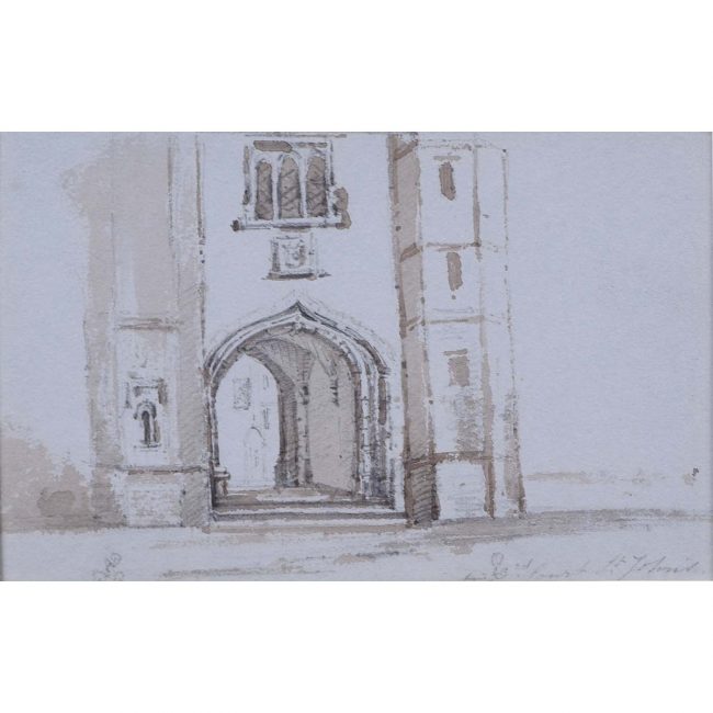 Marianne James Entrance to Third Court St. John’s College Cambridge