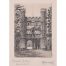 R Warwick Trinity College Cambridge Great Gate c. 1920 etching