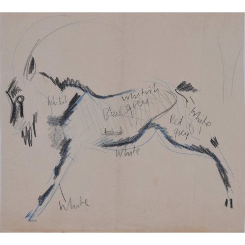 Clifford Ellis Goat Mid-Century Sketch
