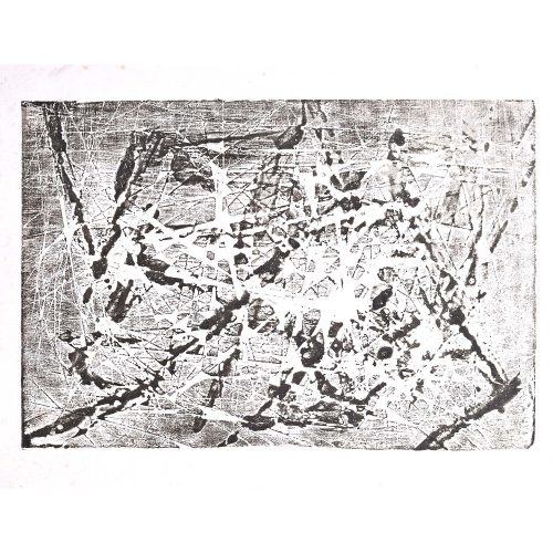 Henry Cliffe (1919-1983) Abstract Drawing Jagged 12