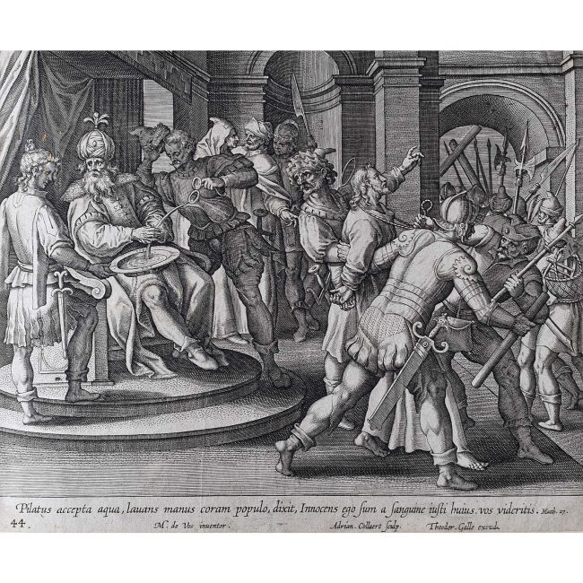 Theodoor Galle Martin de Vos Pilate Washes his Hands