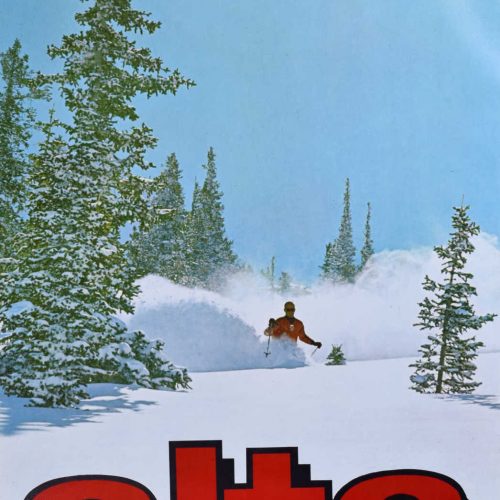 Alta, Utah Vintage Ski Poster USA (c.1970)