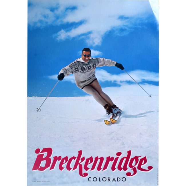 Breckenridge, Colorado Vintage Ski Poster USA (1967)