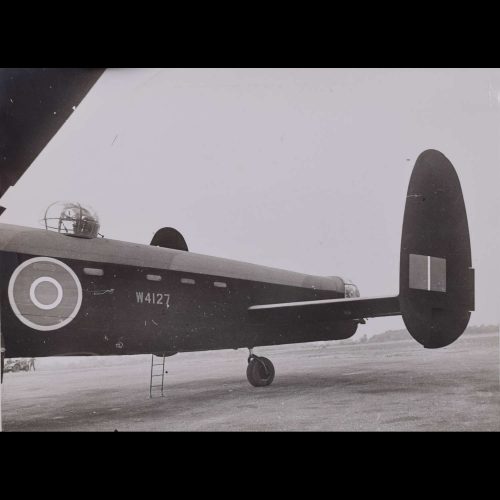 Lancaster bomber W4127 original photograph