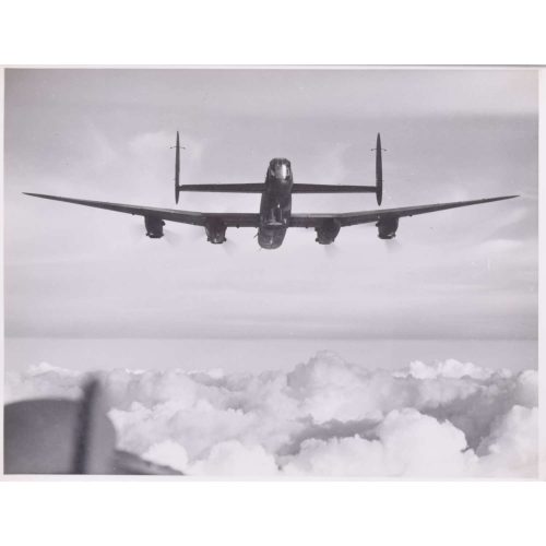 Lancaster bomber Charles E Brown from tail original photograph