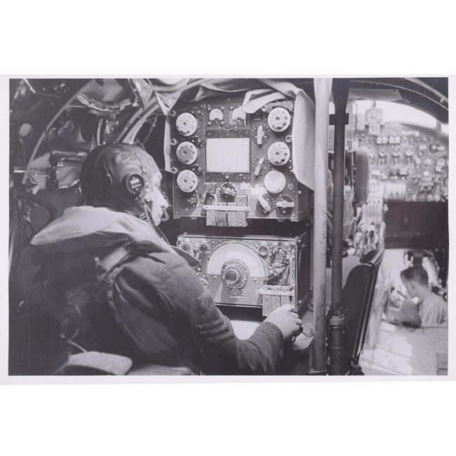 Avro Lancaster Charles E Brown original photograph radio operator