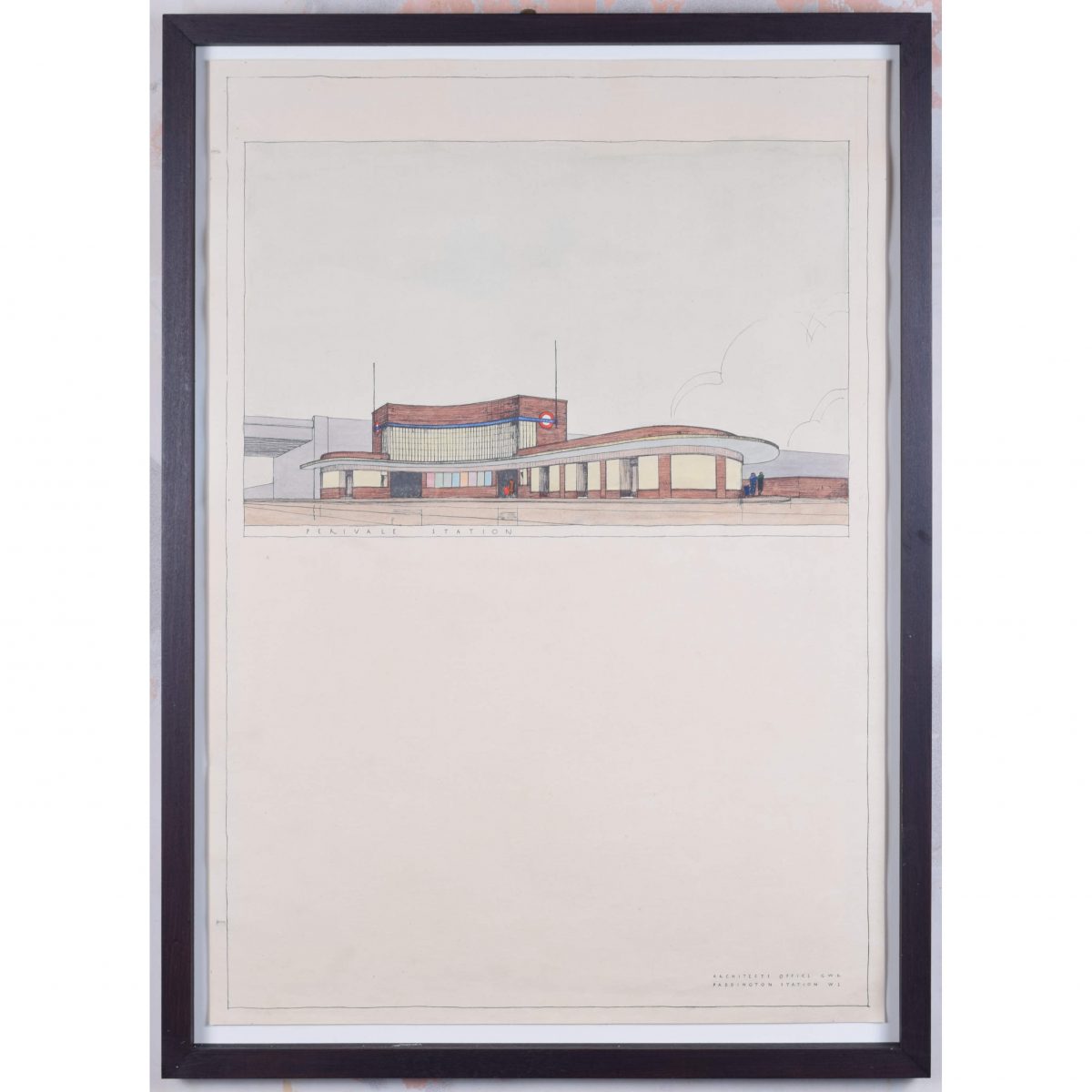 Perivale London Underground 1930s station design by Brian Lewis