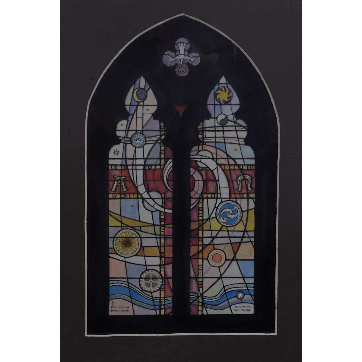 St Mary’s Church, Bushbury, Wolverhampton, Design for Stained Glass Window