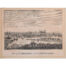 18th century engraved view of Cambridge