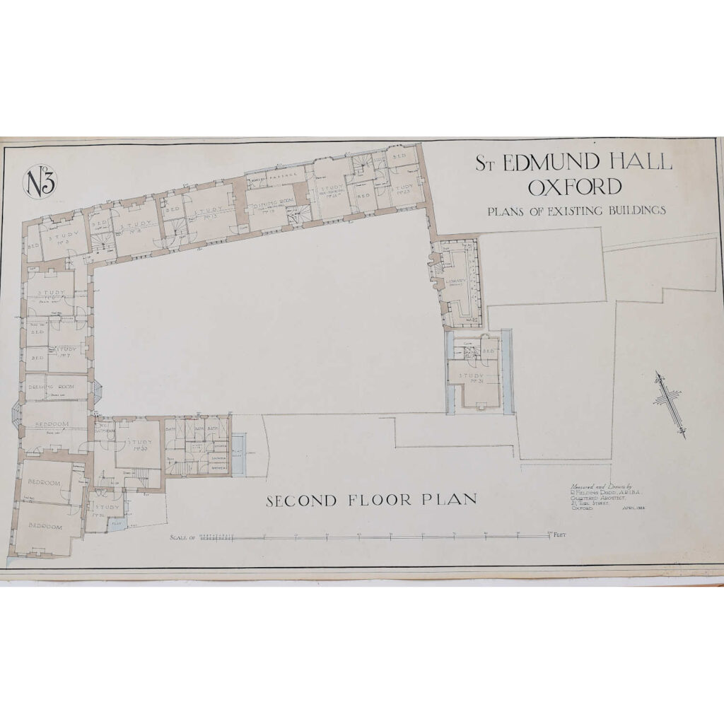 Ronald Fielding Dodd, St Edmund Hall - 1928 Existing Buildings - Second ...