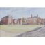 Old Court, Selwyn College Cambridge, lithograph by Jane Carpanini
