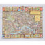 London 'The Bastion of Liberty', original vintage map by Kerry Lee