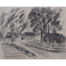 Camp Northampton, charcoal sketch