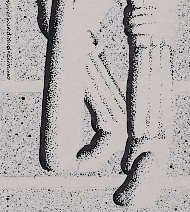 Cricket: Defending the Wicket, 1930s vintage poster design by A. E. Halliwell - Image 4