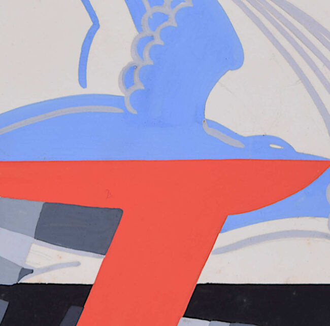 Royal Air Force Display 'Book to Colindale', c.1930 art deco poster design - Image 3
