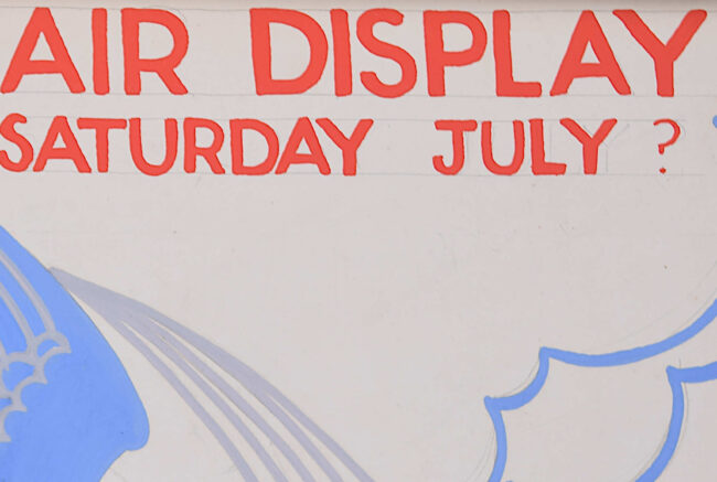 Royal Air Force Display 'Book to Colindale', c.1930 art deco poster design - Image 5
