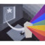 Rainbow prism, gouache by J. C. Kim