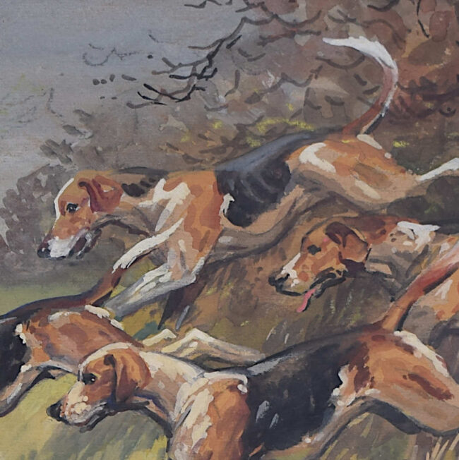 The Bramham Moor Foxhounds, painting by Joseph Appleyard - Image 5