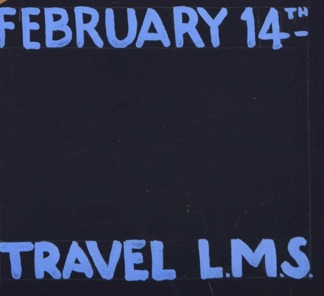 February 14th - Travel LMS, 1930 poster design by A. E. Halliwell - Image 5