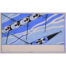 A E Halliwell, Oxford Cambridge Boat Race, 1930s gouache