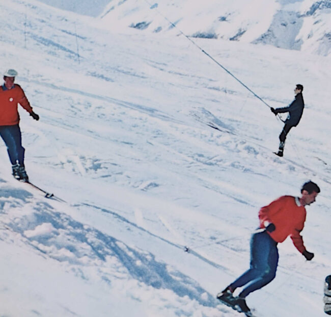 Les 2 Alpes Isère, Grenoble 1968 olympics, original vintage skiing poster - Image 3